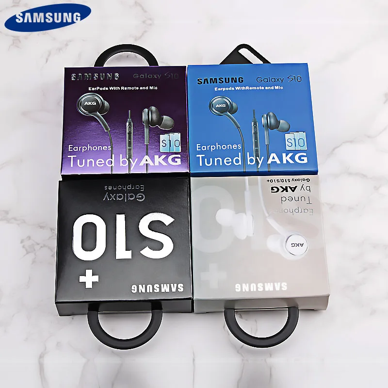 Фото Samsung AKG Earphones EO IG955 3.5mm In-ear Wired Mic Volume Control Headset for Galaxy S10 S9 S8 S7 huawei Smartphone | Электроника