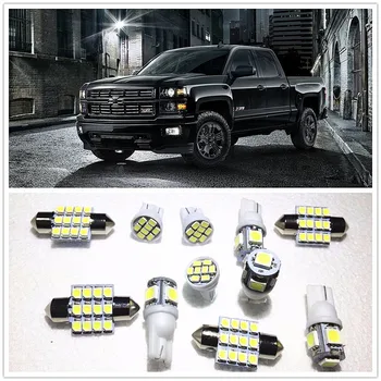 11 set White LED Lights Interior Package T10 & 36mm&41mm Map Dome For Chevrolet Silverado 3500 HD 3500 2500 1500 2000-2019
11 set White LED Lights Interior Package T10 & 36mm&41mm Map Dome For Chevrolet Silverado 3500 HD 3500 2500 1500 2000-2019