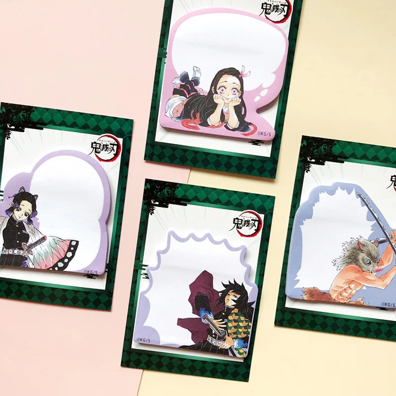 24 pcs/lot Kawaii Demon Slayer Memo Pad Cute N Times Sticky Notes Notepad Bookmark Stationery Stickers Gift School Supplies
24 pcs/lot Kawaii Demon Slayer Memo Pad Cute N Times Sticky Notes Notepad Bookmark Stationery Stickers Gift School Supplies
