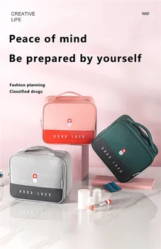 First Aid Medicine Bags Multifunctional Storage Case Mobile Large Capacity Emergency Disaster Prevention Medicine Box 
First Aid Medicine Bags Multifunctional Storage Case Mobile Large Capacity Emergency Disaster Prevention Medicine Box
