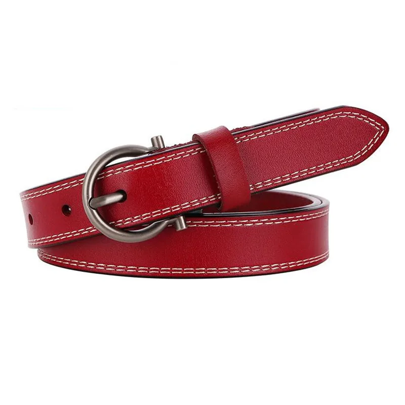 Women Belts cowskin waistbands Luxury Genuine Leather jeans Fashion Women's Accessories Pin Buckle strap Belt 2.4cm Wide Female
Women Belts cowskin waistbands Luxury Genuine Leather jeans Fashion Women's Accessories Pin Buckle strap Belt 2.4cm Wide Female