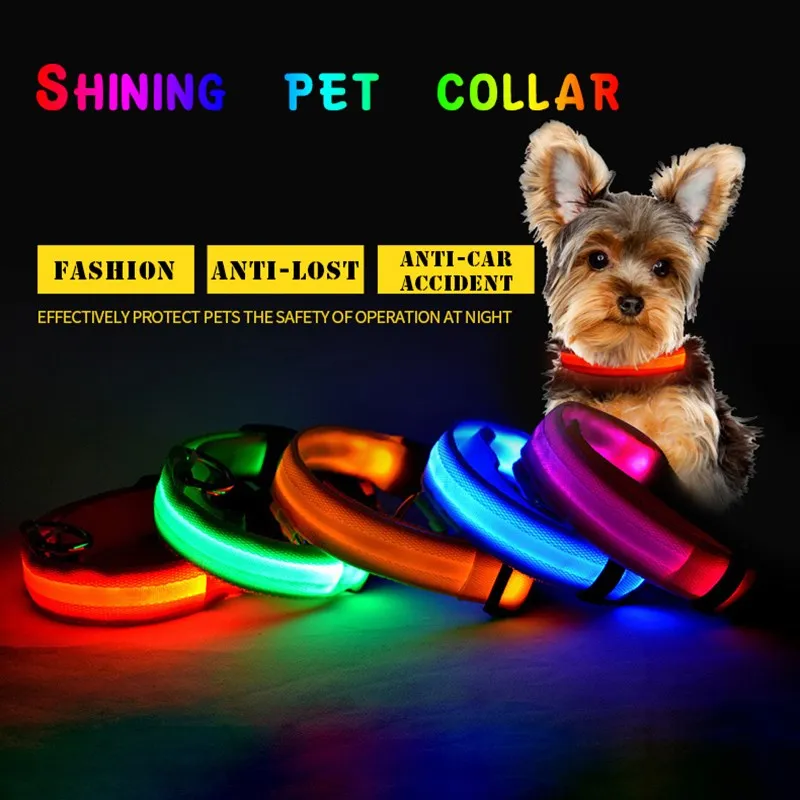 Shining Pet Dog Collar LED Light Pet Collar Traction Flashing Safe Adjustable Belt Anti-Lost,Avoid Car Accident Night Decoration
Shining Pet Dog Collar LED Light Pet Collar Traction Flashing Safe Adjustable Belt Anti-Lost,Avoid Car Accident Night Decoration