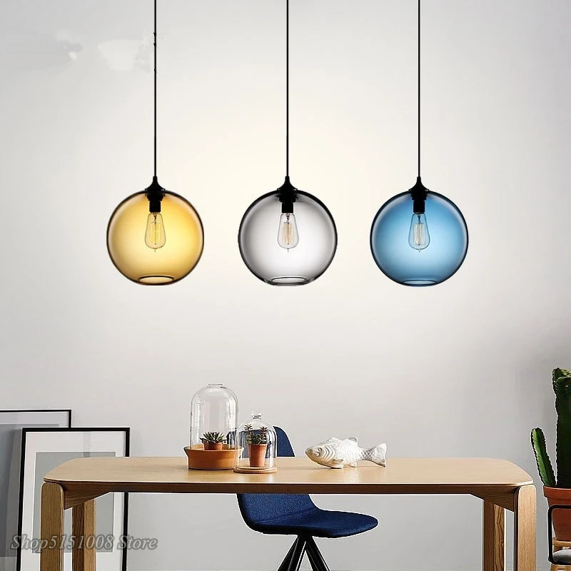 Loft Industrial Pendant Lights Metal Vintage Pendant Ceiling Lamp Glass Ball Hanglamp Living Room Kitchen Decor Lights Fixtures
Loft Industrial Pendant Lights Metal Vintage Pendant Ceiling Lamp Glass Ball Hanglamp Living Room Kitchen Decor Lights Fixtures