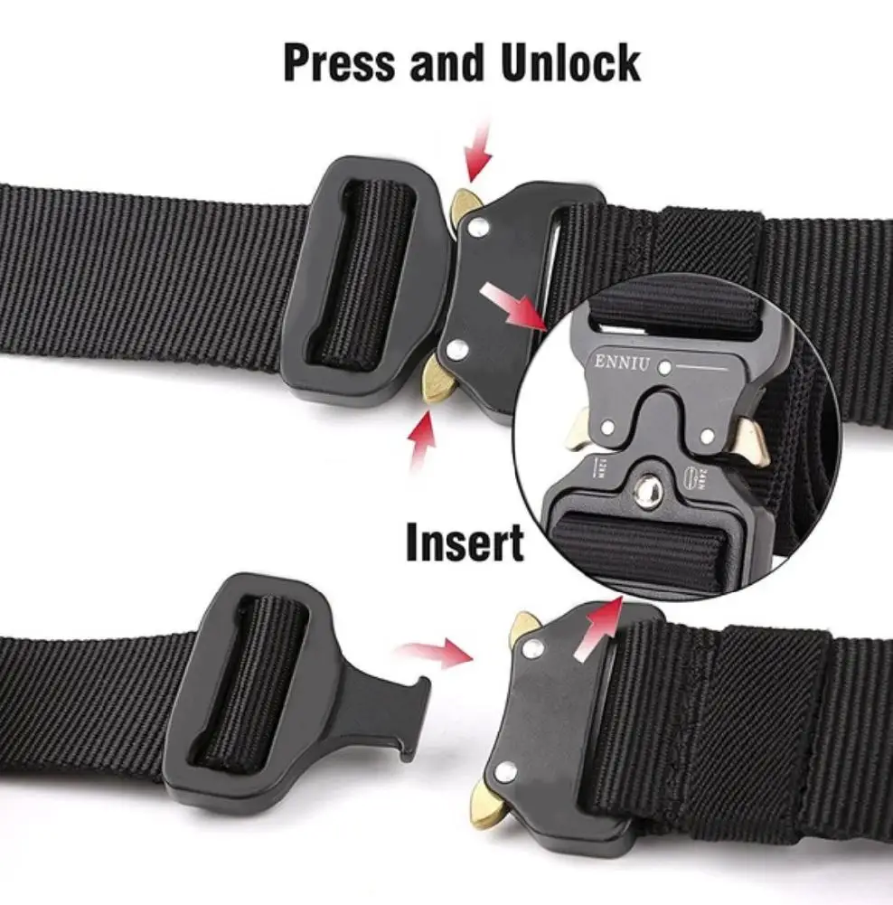 Dragonpad Belt with Heavy-Duty Quick-Release Metal Buckle Webbing Riggers Web Belt Christmas Gifts
Dragonpad Belt with Heavy-Duty Quick-Release Metal Buckle Webbing Riggers Web Belt Christmas Gifts