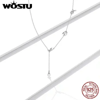 WOSTU 100% 925 Solid Real Sterling Silver Jewelry Cross CZ Pendant Swallow Necklace For Women Girl Jewelry
WOSTU 100% 925 Solid Real Sterling Silver Jewelry Cross CZ Pendant Swallow Necklace For Women Girl Jewelry
