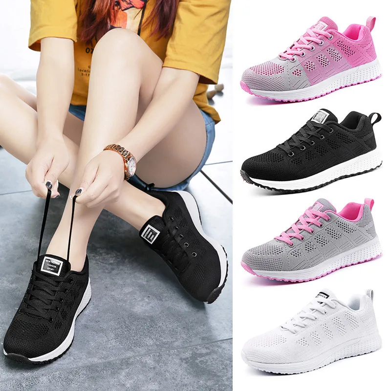 Siddons Mesh Breathable Women Sneakers Shoes Lace Up Casual Flats Shoes Woman Summer Soft Comfortable Sports Running Shoes
Siddons Mesh Breathable Women Sneakers Shoes Lace Up Casual Flats Shoes Woman Summer Soft Comfortable Sports Running Shoes