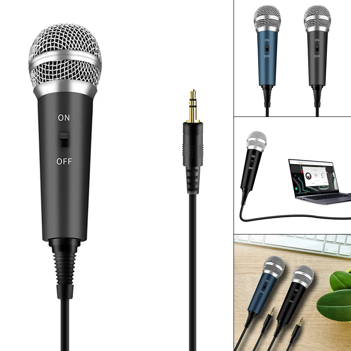 3.5mm Mini Recording Condenser Microphone Mobile Phone Handheld Microphone Mic for Computer PC Karaoke Live for 3.5mm Audio Jack
3.5mm Mini Recording Condenser Microphone Mobile Phone Handheld Microphone Mic for Computer PC Karaoke Live for 3.5mm Audio Jack