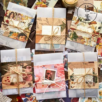 30pcs Retro Plant journal Material Package Diary memo note Scrapbook Collage DIY Decoration Memo Pad Stationery 
30pcs Retro Plant journal Material Package Diary memo note Scrapbook Collage DIY Decoration Memo Pad Stationery