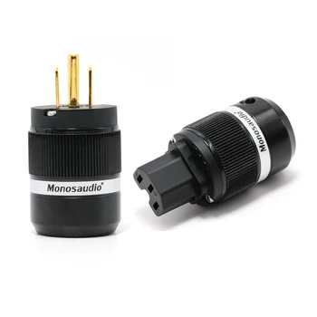 Monosaudio M100G/F100G Hifi Pure Copper Gold Plated US AC Power Plug & IEC Connector for Audio DIY Mains Power Cable
Monosaudio M100G/F100G Hifi Pure Copper Gold Plated US AC Power Plug & IEC Connector for Audio DIY Mains Power Cable