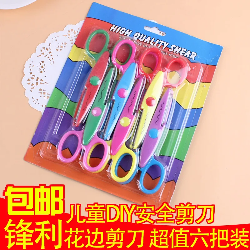 Children Handmade Safe Small Nail-scissor Mini Small CHILDREN'S Sawteeth Lace Set Students Paper Cutting CHILDREN'S Garden Baby
Children Handmade Safe Small Nail-scissor Mini Small CHILDREN'S Sawteeth Lace Set Students Paper Cutting CHILDREN'S Garden Baby
