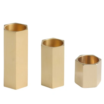 3Pcs Candle Holders Brass Gold Candlesticks Wedding Decoration Bar Party Home Decor Candlestick Candlelight Table Dinner Candle
3Pcs Candle Holders Brass Gold Candlesticks Wedding Decoration Bar Party Home Decor Candlestick Candlelight Table Dinner Candle