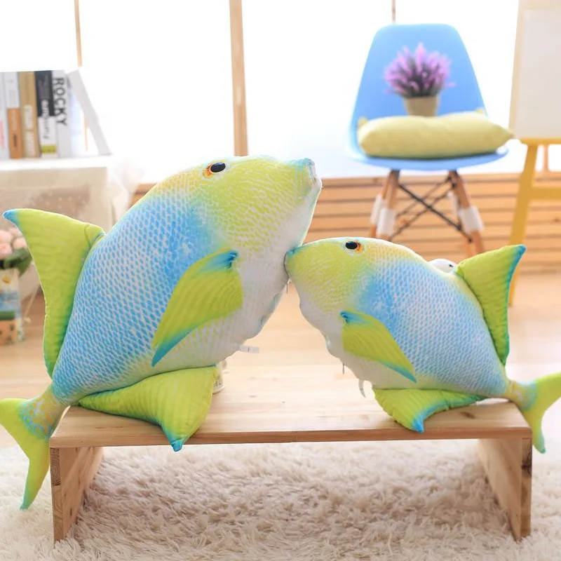 Hot Selling Blue Tropical Fish Pillow Creative Plush Toy Doll-Processing Customizable Logo Recruit Agents
Hot Selling Blue Tropical Fish Pillow Creative Plush Toy Doll-Processing Customizable Logo Recruit Agents