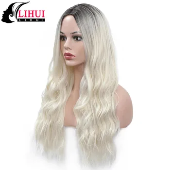 LIHUI Long Hair Natural Wavy Wigs Heat Resistant Synthetic Wig Ombre Middle Part Natural Hair Cosplay Wigs Wigs For Women
LIHUI Long Hair Natural Wavy Wigs Heat Resistant Synthetic Wig Ombre Middle Part Natural Hair Cosplay Wigs Wigs For Women