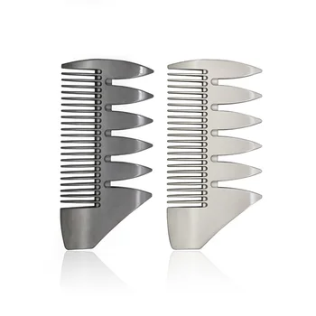 1PC High Quality Double-sided Oil Head Wide Tooth Comb Metal Material Hair Care Styling Tools Men Comb 
1PC High Quality Double-sided Oil Head Wide Tooth Comb Metal Material Hair Care Styling Tools Men Comb