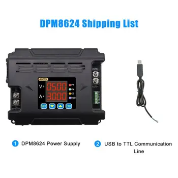 DPM8624 Digital Remote Constant Current Buck Communication Power Supply DC-DC Step-down Voltage 60V 24A
DPM8624 Digital Remote Constant Current Buck Communication Power Supply DC-DC Step-down Voltage 60V 24A