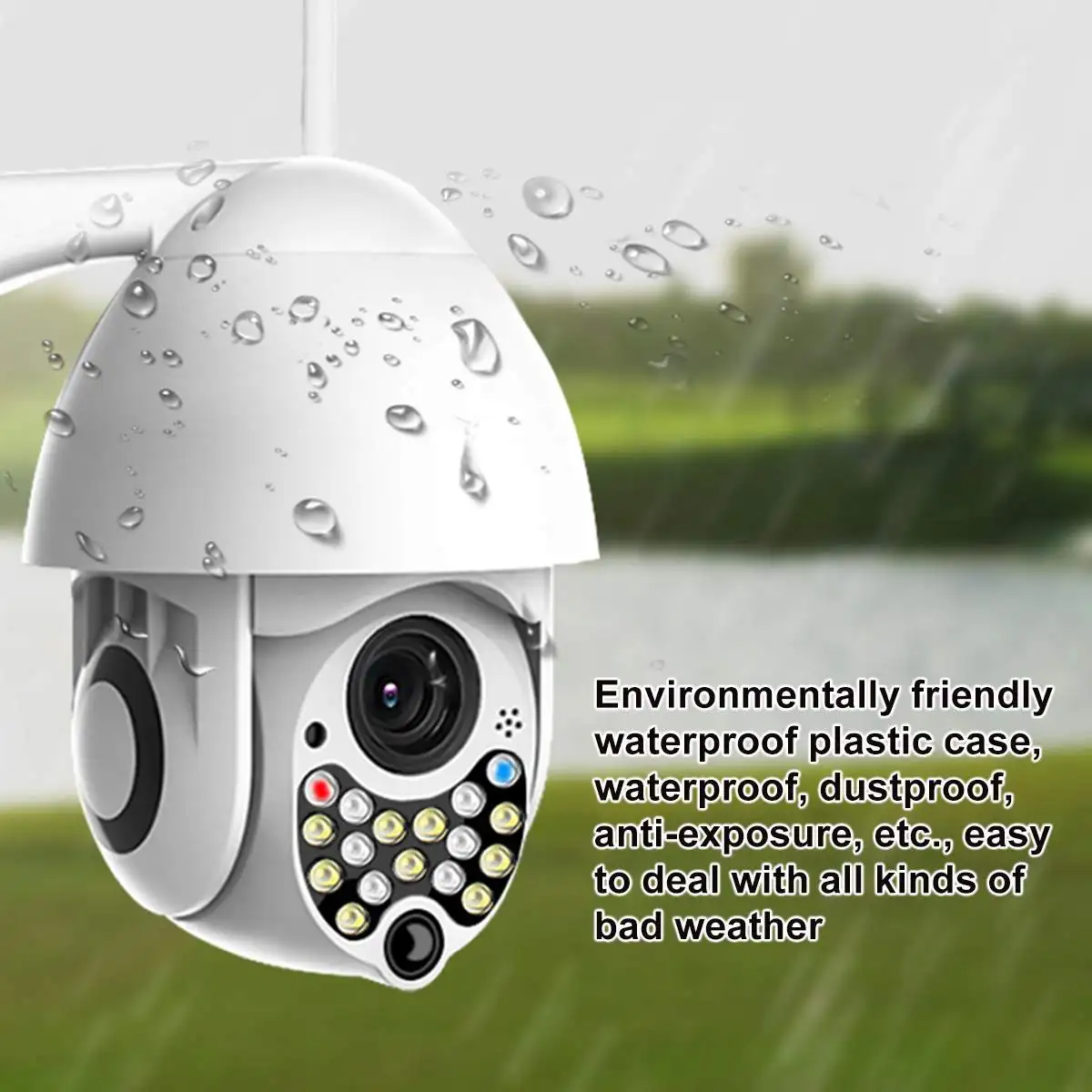 INSMA 1080P PTZ IP Camera Outdoor Dome Wireless Wifi Security Camera IR Night Vision 17PCS Light Network CCTV Surveillance
INSMA 1080P PTZ IP Camera Outdoor Dome Wireless Wifi Security Camera IR Night Vision 17PCS Light Network CCTV Surveillance