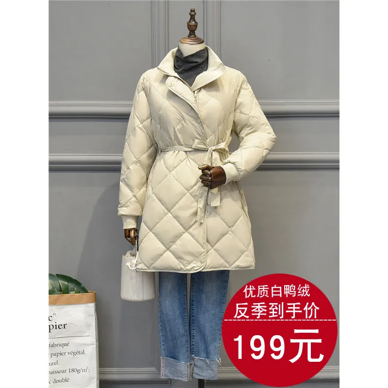 Back Season Special Selling 2019 Stand Lead Frivolous Self-cultivation Waist Long A Line Belt Down Jackets Woman
Back Season Special Selling 2019 Stand Lead Frivolous Self-cultivation Waist Long A Line Belt Down Jackets Woman