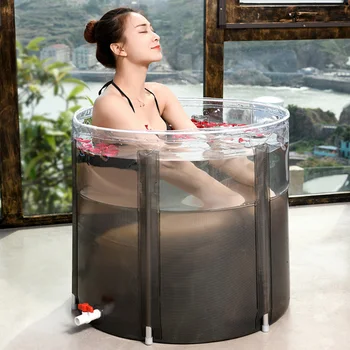 Adult Folding Bath Tub Foldable Bathing Bucket Portable Non-inflatable Bathtub Home Sauna Home Spa for showertub Transparent Tub
Adult Folding Bath Tub Foldable Bathing Bucket Portable Non-inflatable Bathtub Home Sauna Home Spa for showertub Transparent Tub