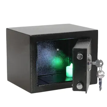 Professional and Durable Strong Iron Steel Key Operated Security Money Cash Safe Box For Home Office Jewelry Black
Professional and Durable Strong Iron Steel Key Operated Security Money Cash Safe Box For Home Office Jewelry Black