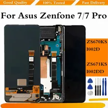 Écran tactile Lcd AMOLED, pour Asus Zenfone 7 ZS670KS ZS671KS I002DD, Original=