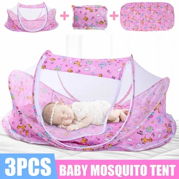 3PCS Baby Crib Netting Portable Foldable Baby Bed Mosquito Net Polyester Newborn Sleep Bed Travel Bed Netting Play Tent Children
3PCS Baby Crib Netting Portable Foldable Baby Bed Mosquito Net Polyester Newborn Sleep Bed Travel Bed Netting Play Tent Children