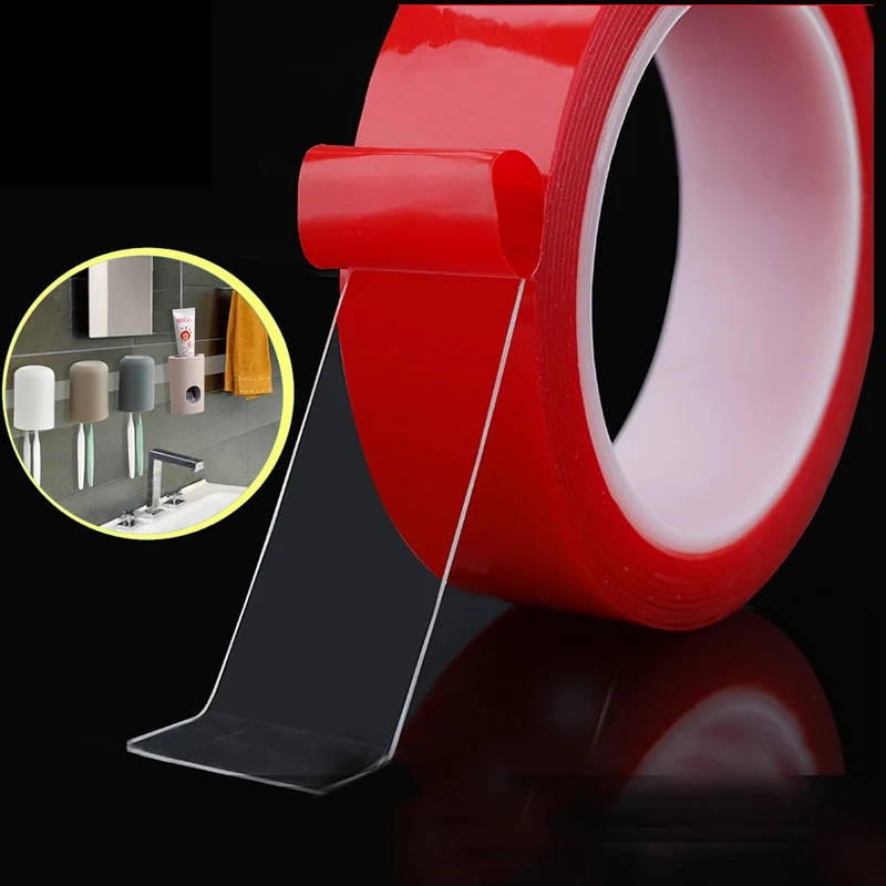 Nano Double-sided Tape Super Sticky Reuse Transparent Waterproof Home Industrial Mobile Sticker Storage Adsorption Fixed Wall
Nano Double-sided Tape Super Sticky Reuse Transparent Waterproof Home Industrial Mobile Sticker Storage Adsorption Fixed Wall