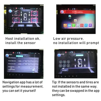 Universal USB Car TPMS Android Tire Pressure Monitoring System with 4 External Sensors Auto Security Alarm Systems
Universal USB Car TPMS Android Tire Pressure Monitoring System with 4 External Sensors Auto Security Alarm Systems