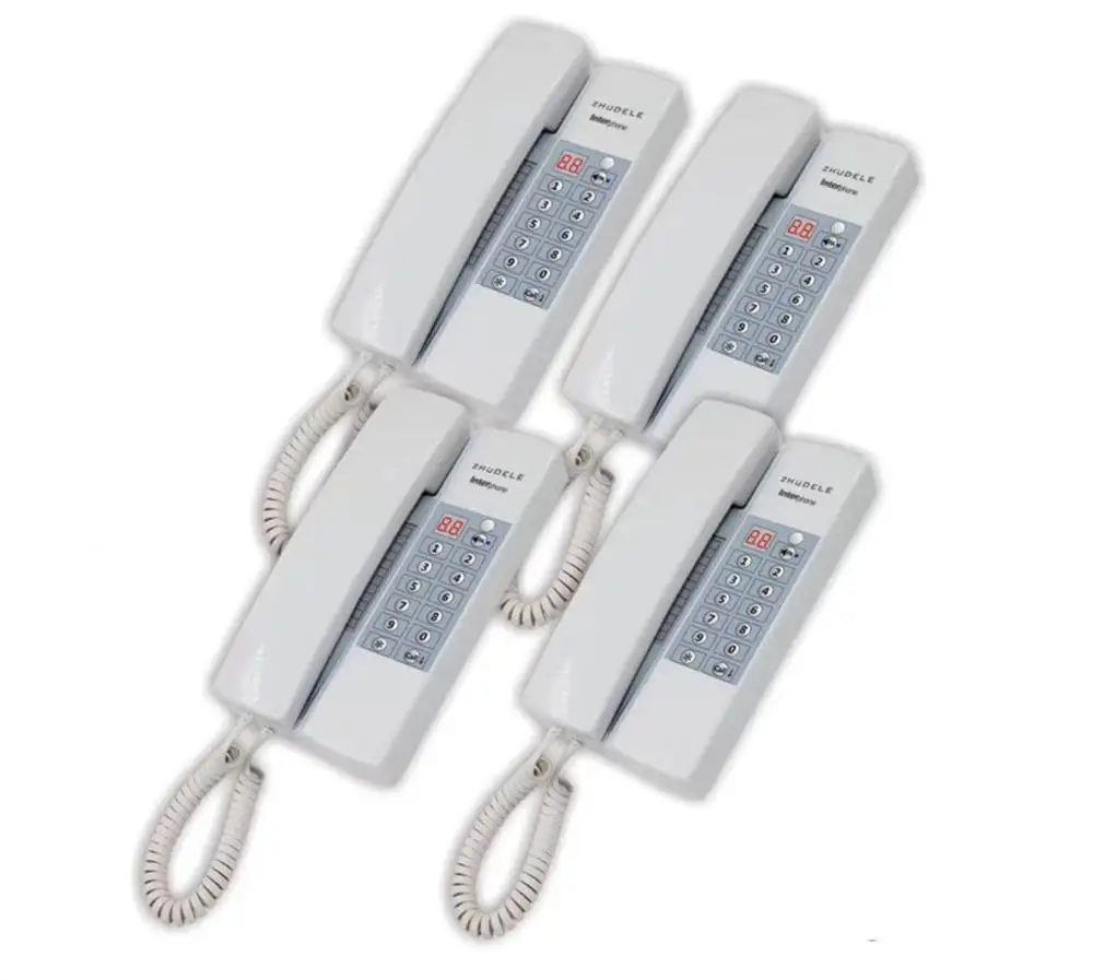 ZHUDELE New Arrival Broadcast/Group call,unlock (optional) Multi-function Home Interphone 4-way audio intercom system
ZHUDELE New Arrival Broadcast/Group call,unlock (optional) Multi-function Home Interphone 4-way audio intercom system