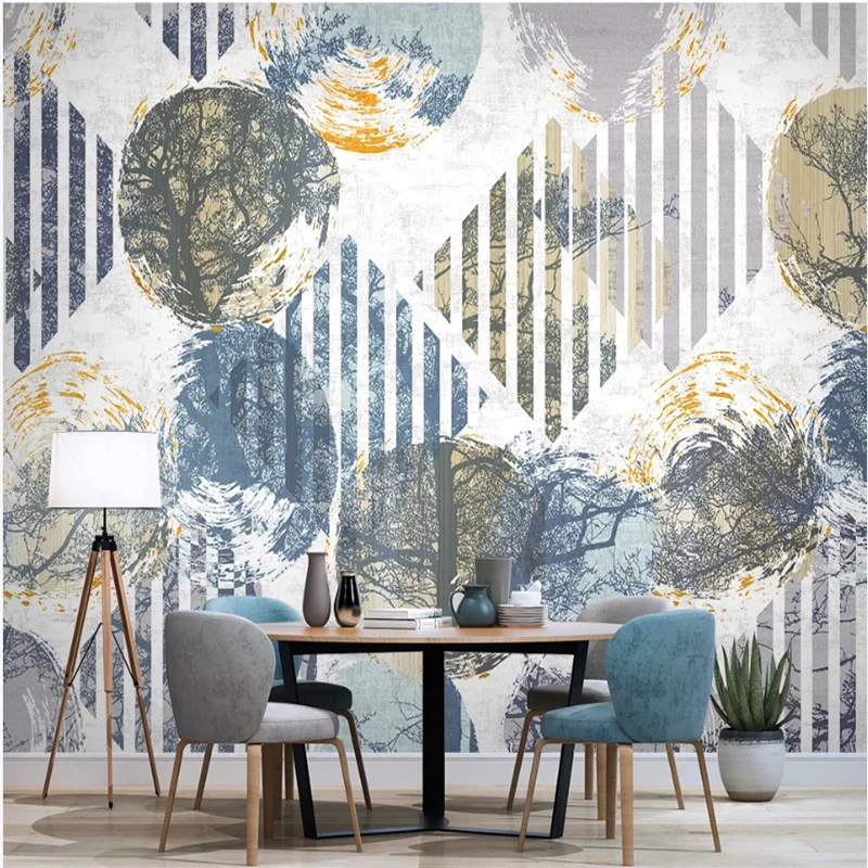 Custom 3D Hand Drawn Abstract Retro Woods Living Room Bedroom Background Wallpaper Mural 
Custom 3D Hand Drawn Abstract Retro Woods Living Room Bedroom Background Wallpaper Mural