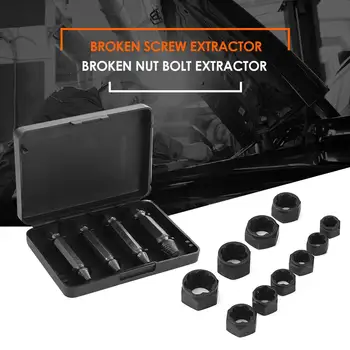 14pcs Damaged Nut Bolt Remover Stud Extractor Set Screw Extractor Drill Bit Set Scope of Application Automobile Household
14pcs Damaged Nut Bolt Remover Stud Extractor Set Screw Extractor Drill Bit Set Scope of Application Automobile Household