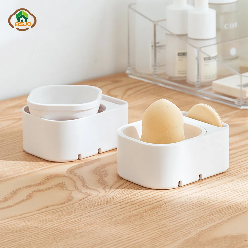 MSJO Makeup Sponge Case Organizer Storage Box Dustproof Design Beauty Egg Powder Puff Display Holder Organization for Desk Box
MSJO Makeup Sponge Case Organizer Storage Box Dustproof Design Beauty Egg Powder Puff Display Holder Organization for Desk Box
