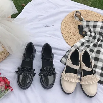 Girl Lolita Princess Kawaii Lace Bow Leather Single Shoes Japanese Style Women Cos JK School Shoes Academy Anime Cosplay Costume
Girl Lolita Princess Kawaii Lace Bow Leather Single Shoes Japanese Style Women Cos JK School Shoes Academy Anime Cosplay Costume