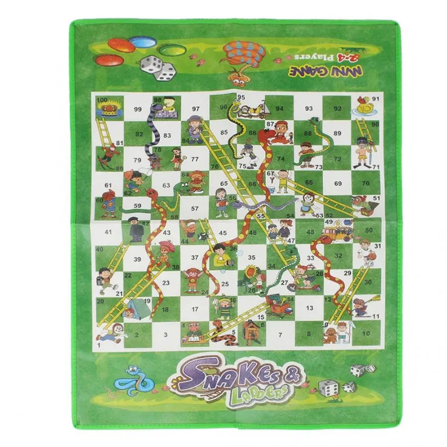 Chess Portable For Kids Children Snakes Ladders Chess Carpet Chessboard Ludo Family Game Kit Chess Games accessories
Chess Portable For Kids Children Snakes Ladders Chess Carpet Chessboard Ludo Family Game Kit Chess Games accessories