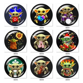 Star Wars baby yoda 10pcs mixed 12mm/18mm/20mm/25mm Round photo glass cabochon demo flat back Making findings TL531
Star Wars baby yoda 10pcs mixed 12mm/18mm/20mm/25mm Round photo glass cabochon demo flat back Making findings TL531