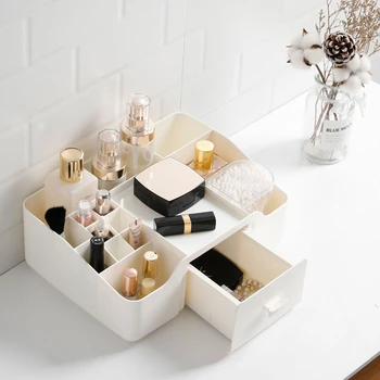 Cosmetics storage box drawer-type large-scale finishing skin care product 
Cosmetics storage box drawer-type large-scale finishing skin care product
