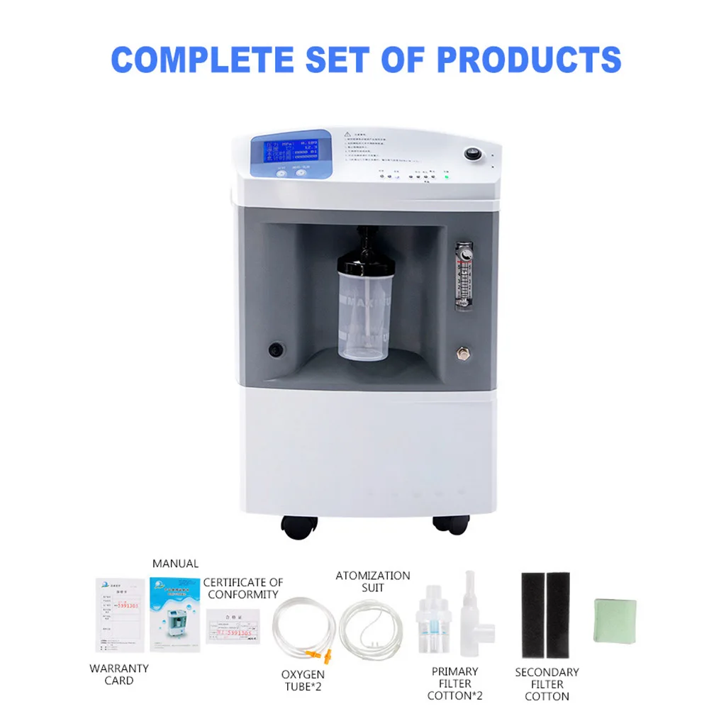5L 93% Medical oxygen concentrator generator oxygen making machine home use oxygen generating machine With atomization
5L 93% Medical oxygen concentrator generator oxygen making machine home use oxygen generating machine With atomization