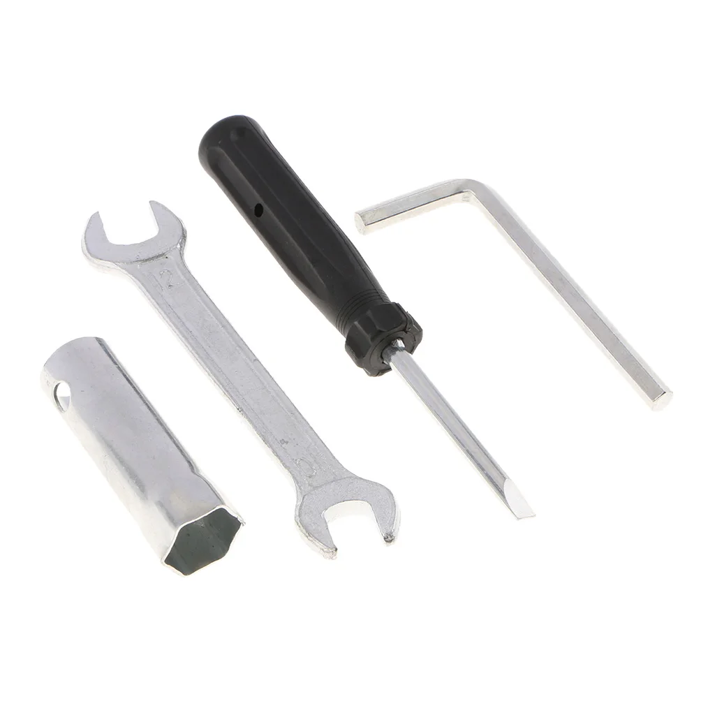 16mm Spark Plug Socket,10/12 Open Spanner ,6mm Allen Wrench, Screwdriver , Tool Bag 16mm Spark Plug Socket,10/12 Open Spanner ,6mm Allen Wrench, Screwdriver , Tool Bag