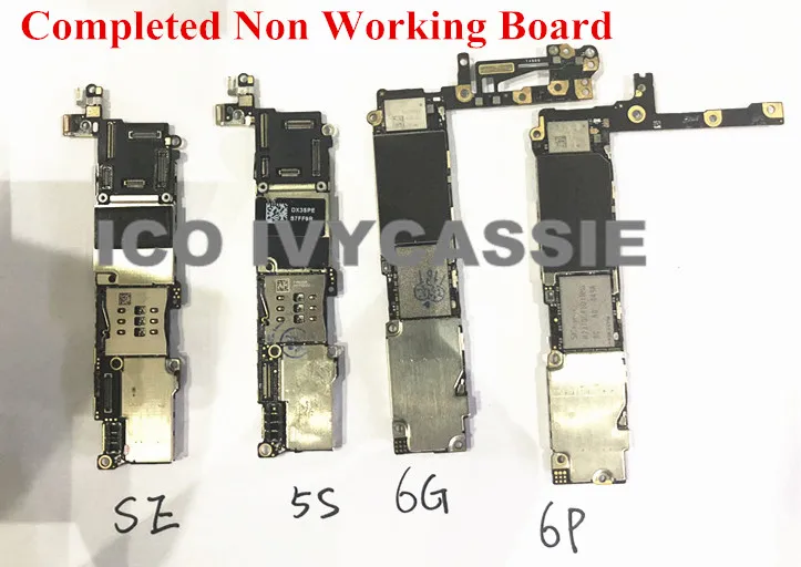 For iPhone 5 5S 5C SE 6 6G 6Plus 6S 6SP Completed Motherboard Junk Used Non Working Logic Board Practise Repair Trainning Skill
For iPhone 5 5S 5C SE 6 6G 6Plus 6S 6SP Completed Motherboard Junk Used Non Working Logic Board Practise Repair Trainning Skill