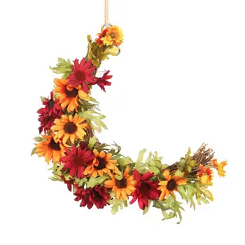 14/16In Moon Shape Christmas Rose Wreath Chrysanthemum Autumn Wreath Decor For Holiday Party ,Door Wreath For Front Door
14/16In Moon Shape Christmas Rose Wreath Chrysanthemum Autumn Wreath Decor For Holiday Party ,Door Wreath For Front Door
