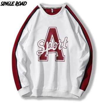 SingleRoad Oversized Crewneck Sweatshirt Men Side Stripe Hip Hop Japanese Streetwear Black Hoodie Men Sweatshirts Hoodies Male
SingleRoad Oversized Crewneck Sweatshirt Men Side Stripe Hip Hop Japanese Streetwear Black Hoodie Men Sweatshirts Hoodies Male