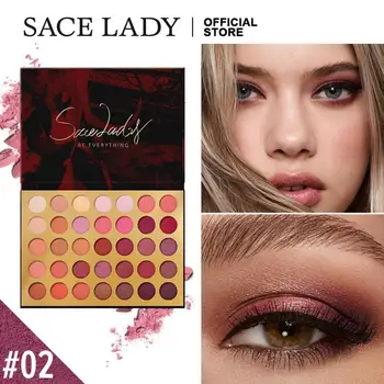 SACE LADY 35 Colors Eyeshadow Palette Matte Pearlescent Waterproof Eye Shadow Powder High-pigment Long lasting Eye Makeup TSLM1
SACE LADY 35 Colors Eyeshadow Palette Matte Pearlescent Waterproof Eye Shadow Powder High-pigment Long lasting Eye Makeup TSLM1