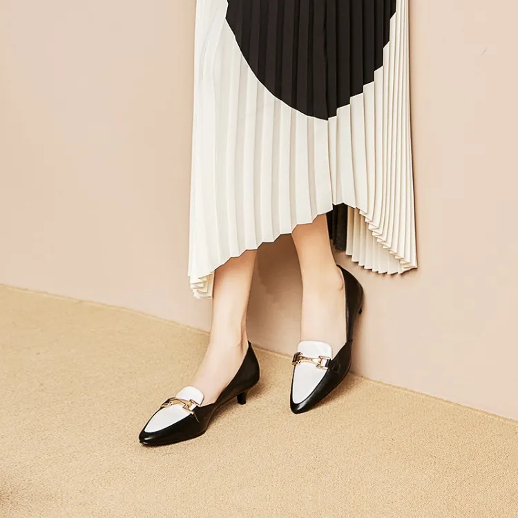 2019 Spring And Autumn Pointed-Toe Low Heel Thin Heeled Solid Color Metallic Decoration Simple WOMEN'S Thin Shoes Tendon Outsole
2019 Spring And Autumn Pointed-Toe Low Heel Thin Heeled Solid Color Metallic Decoration Simple WOMEN'S Thin Shoes Tendon Outsole