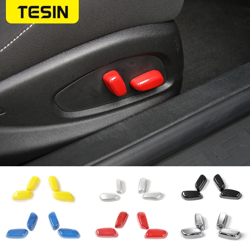 TESIN Car Seat Adjustment Button switch Decorative Handle Cover Trims for Chevrolet Camaro 2017+ABS Car Accessories Styling
TESIN Car Seat Adjustment Button switch Decorative Handle Cover Trims for Chevrolet Camaro 2017+ABS Car Accessories Styling