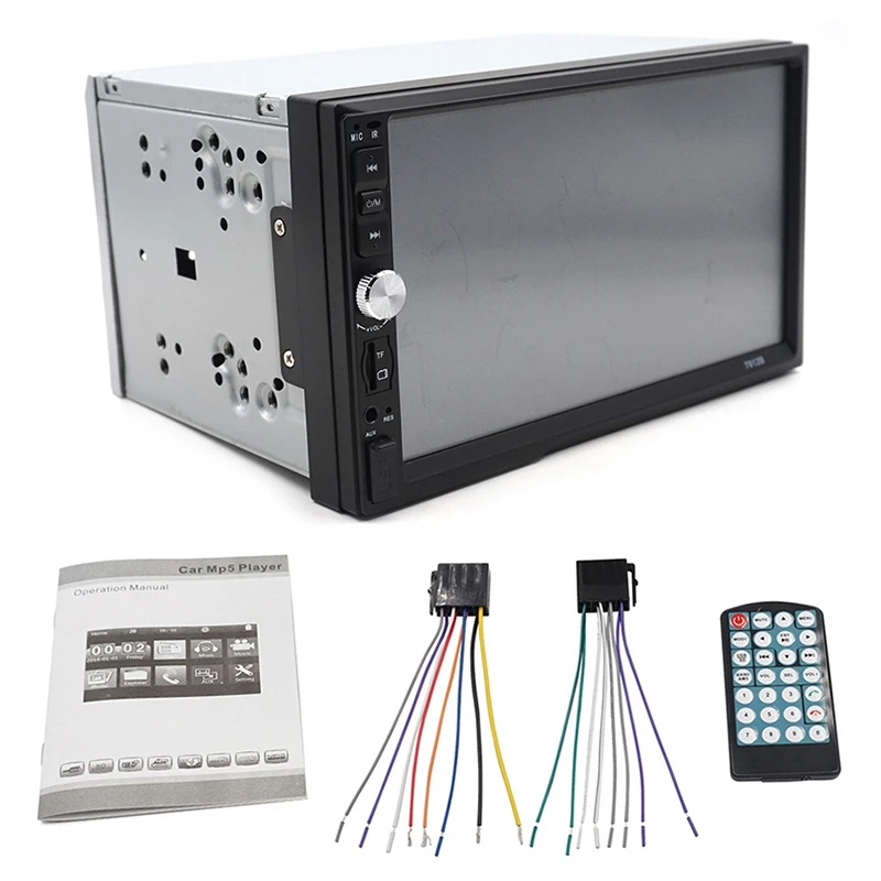 2 Din Car Multimedia Radio Hd 7inch Contact Screen Stereo Bluetooth 12V 2Din Fm Iso Power Aux Input Auto Mp5 Player Sd Usb, 7012
2 Din Car Multimedia Radio Hd 7inch Contact Screen Stereo Bluetooth 12V 2Din Fm Iso Power Aux Input Auto Mp5 Player Sd Usb, 7012