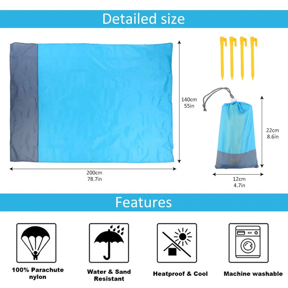 Beach Picnic Camping Outdoor Portable Mat Beach Picnic Camping Outdoor Portable Mat