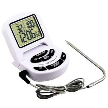 Large Screen Meat Thermometer Household Electric Kitchen Turkey Timer Alert With Probe LCD Digital Roasting Loud Alarm Portable
Large Screen Meat Thermometer Household Electric Kitchen Turkey Timer Alert With Probe LCD Digital Roasting Loud Alarm Portable