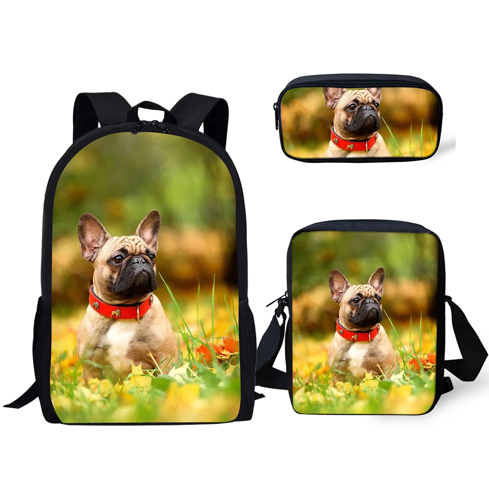 HaoYun Fashion Children Backpack Flower Bulldogs Pattern School Book Bags Kawaii Animal Design 3PC/Set Students School Bags
HaoYun Fashion Children Backpack Flower Bulldogs Pattern School Book Bags Kawaii Animal Design 3PC/Set Students School Bags