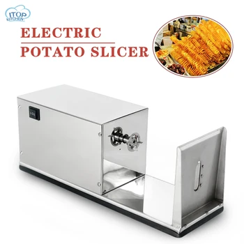 Electric Potato Spiral Cutter Machine Commercial Automatic Tornado Potato Slicer Tool Potato Twiste vegetable Spiralizer Machine
Electric Potato Spiral Cutter Machine Commercial Automatic Tornado Potato Slicer Tool Potato Twiste vegetable Spiralizer Machine