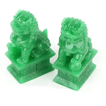 Guardian Lion Statues With Stone Finish Feng Shui Decor Cultural Element Asian Foo Dogs For Indoor Outdoor Placement
Guardian Lion Statues With Stone Finish Feng Shui Decor Cultural Element Asian Foo Dogs For Indoor Outdoor Placement