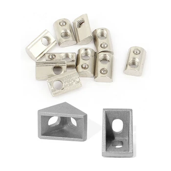 10Pcs 20 Series M5 Slide-In Ball Spring T Slot Nut 13.6mmx8.5mmx4.m & 100Pcs 2020 Corner Bracket Fittings Slot 6 Corner Angle
10Pcs 20 Series M5 Slide-In Ball Spring T Slot Nut 13.6mmx8.5mmx4.m & 100Pcs 2020 Corner Bracket Fittings Slot 6 Corner Angle